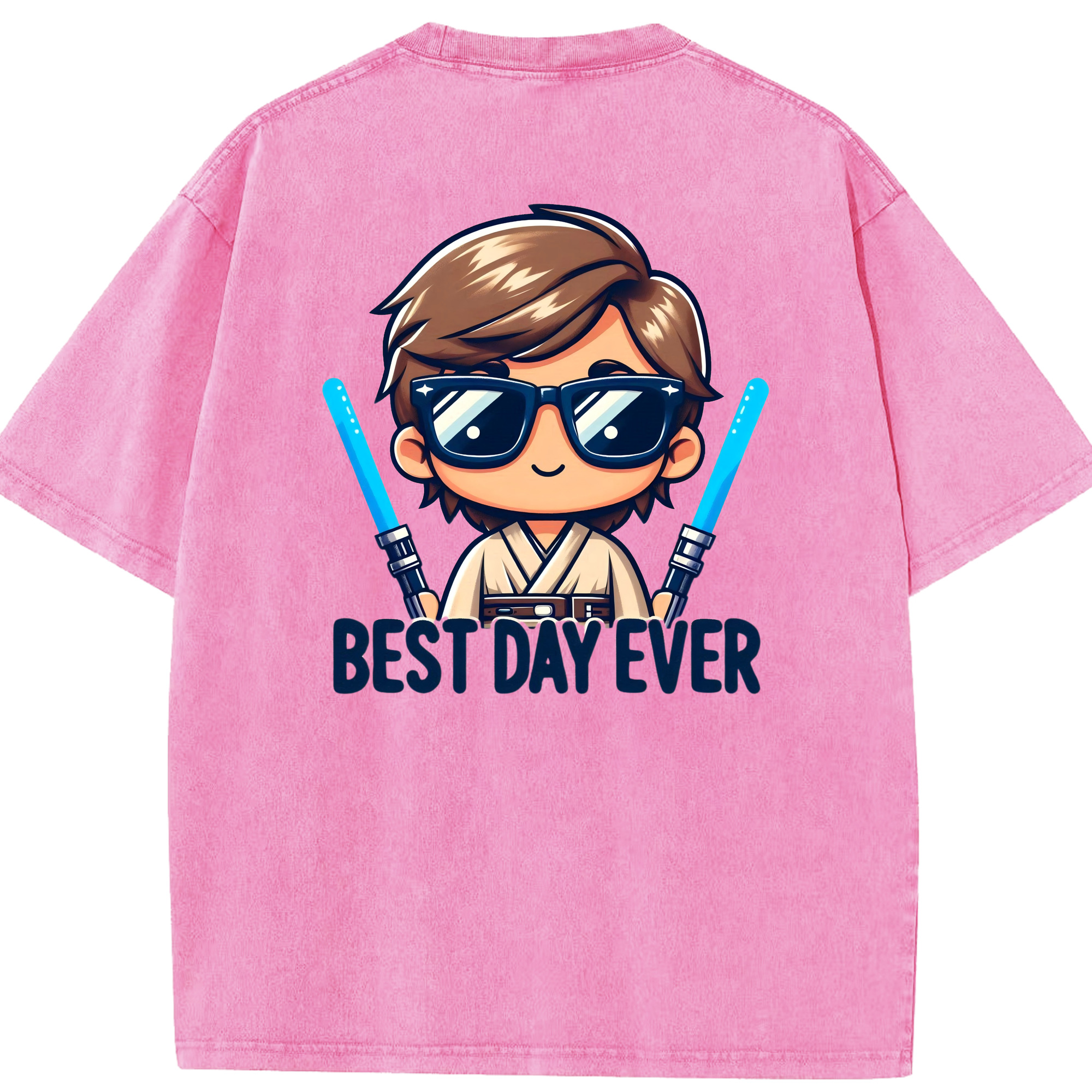 （画像用） スター・ウォーズ Star Wars 綿100% ヴィンテージ風 半袖Tシャツ（背面プリント）